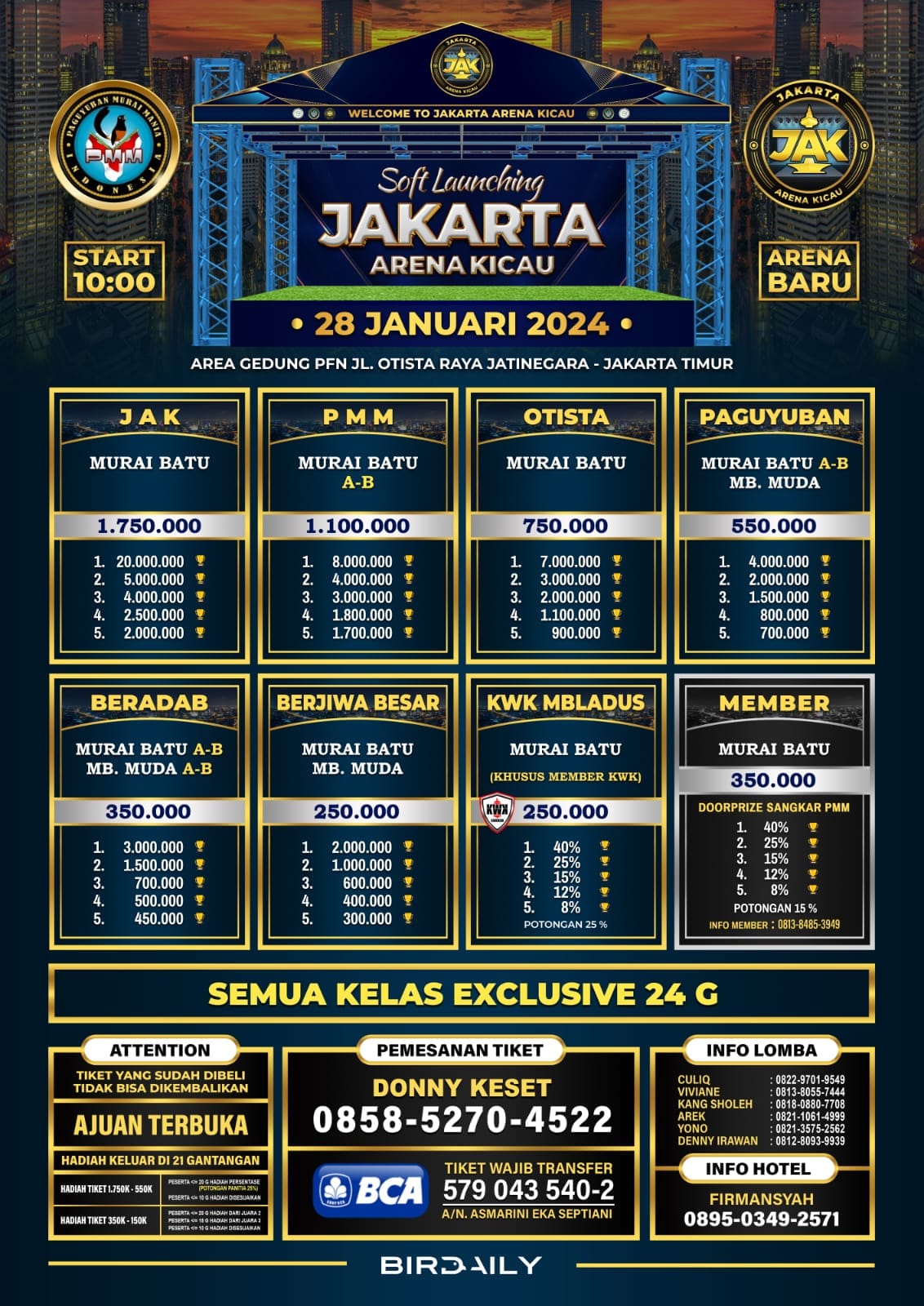 Jadwal Lomba Birdaily